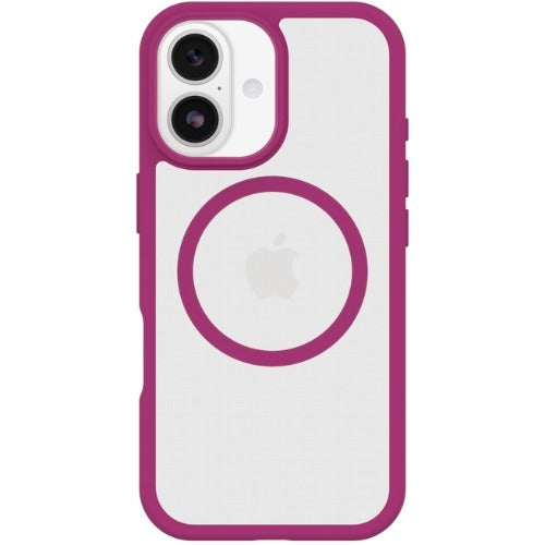 OtterBox React MagSafe Apple iPhone 17 (6.3") Case Rose Crystal (Pink/Clear) - (77-98594),DROP+ Military Standard,Raised Edges,7 Years Warranty - Image 4