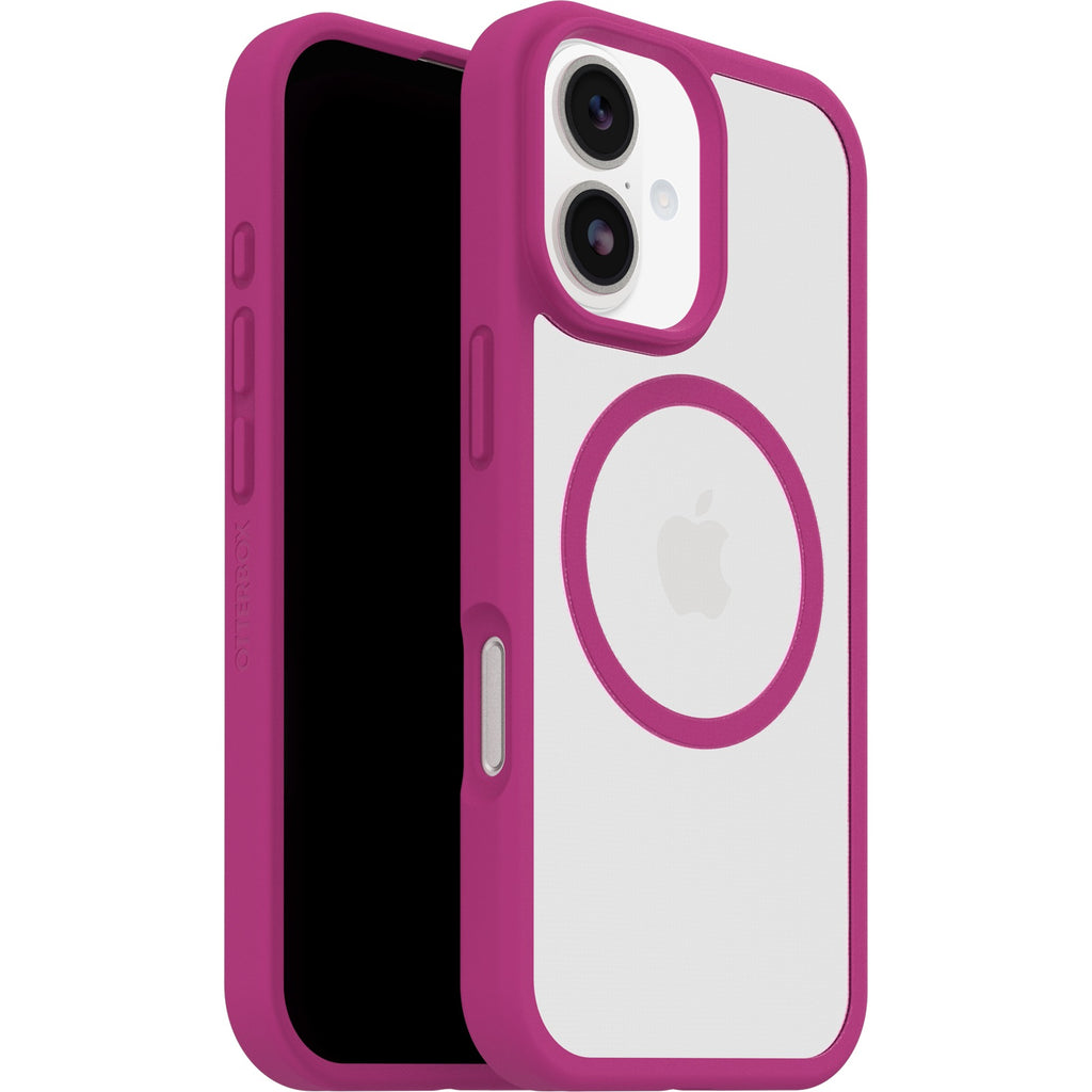 OtterBox React MagSafe Apple iPhone 17 (6.3") Case Rose Crystal (Pink/Clear) - (77-98594),DROP+ Military Standard,Raised Edges,7 Years Warranty - Image 1