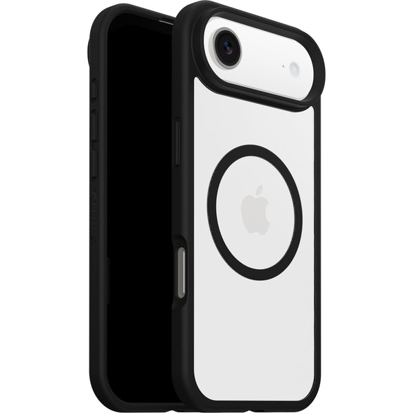 OtterBox React MagSafe Apple iPhone Air (6.5") Case Black Crystal (Clear/Black) - (77-98611),DROP+ Military Standard,Raised Edges,7 Years Warranty