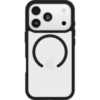 OtterBox React MagSafe Apple iPhone 17 Pro (6.3") Case Black Crystal (Clear/Black) - (77-98631),DROP+ Military Standard,Raised Edges,7 Years Warranty - Image 2