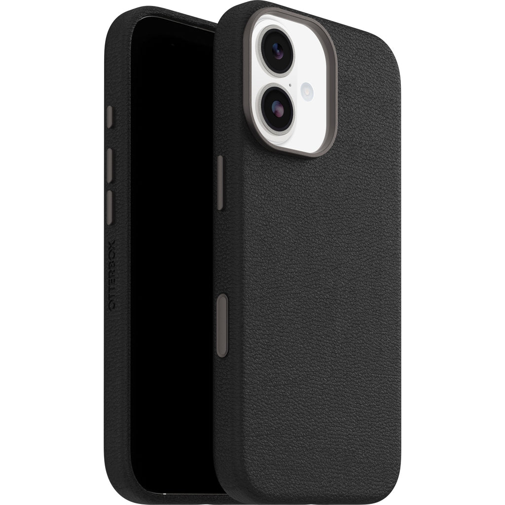 OtterBox Symmetry Cactus Leather MagSafe Apple iPhone 17 (6.3") Case Noir Ash (Black) - (77-99013), DROP+ 3X Military Standard, 7 Years Warranty - Image 1