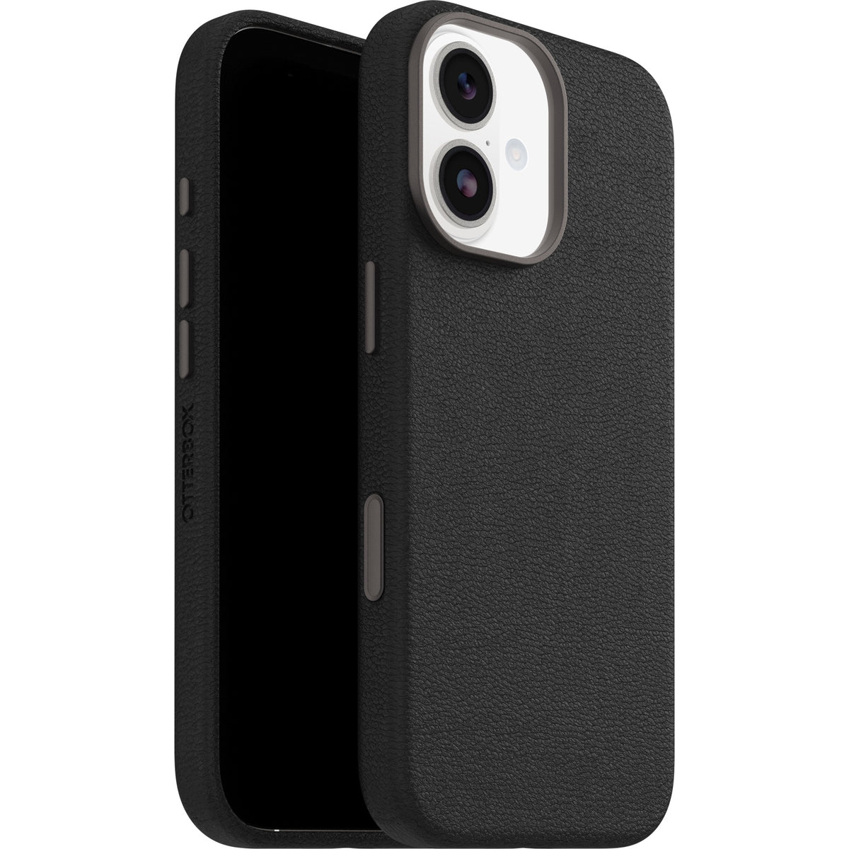 OtterBox Symmetry Cactus Leather MagSafe Apple iPhone 17 (6.3") Case Noir Ash (Black) - (77-99013), DROP+ 3X Military Standard, 7 Years Warranty - Image 1