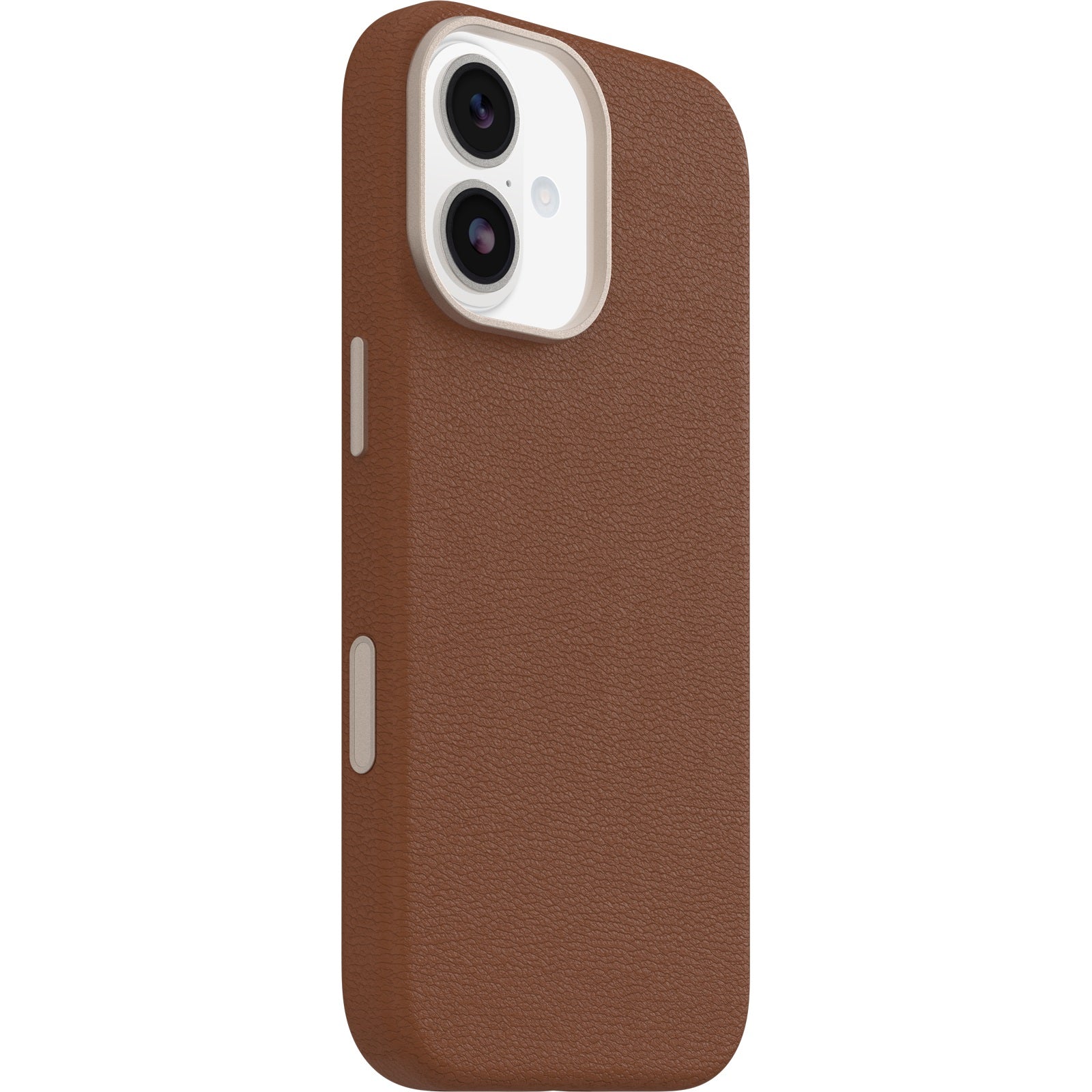 OtterBox Symmetry Cactus Leather MagSafe Apple iPhone 17 (6.3") Case Desert Saddle (Brown) - (77-99017), DROP+ 3X Military Standard, 7 Years Warranty - Image 3