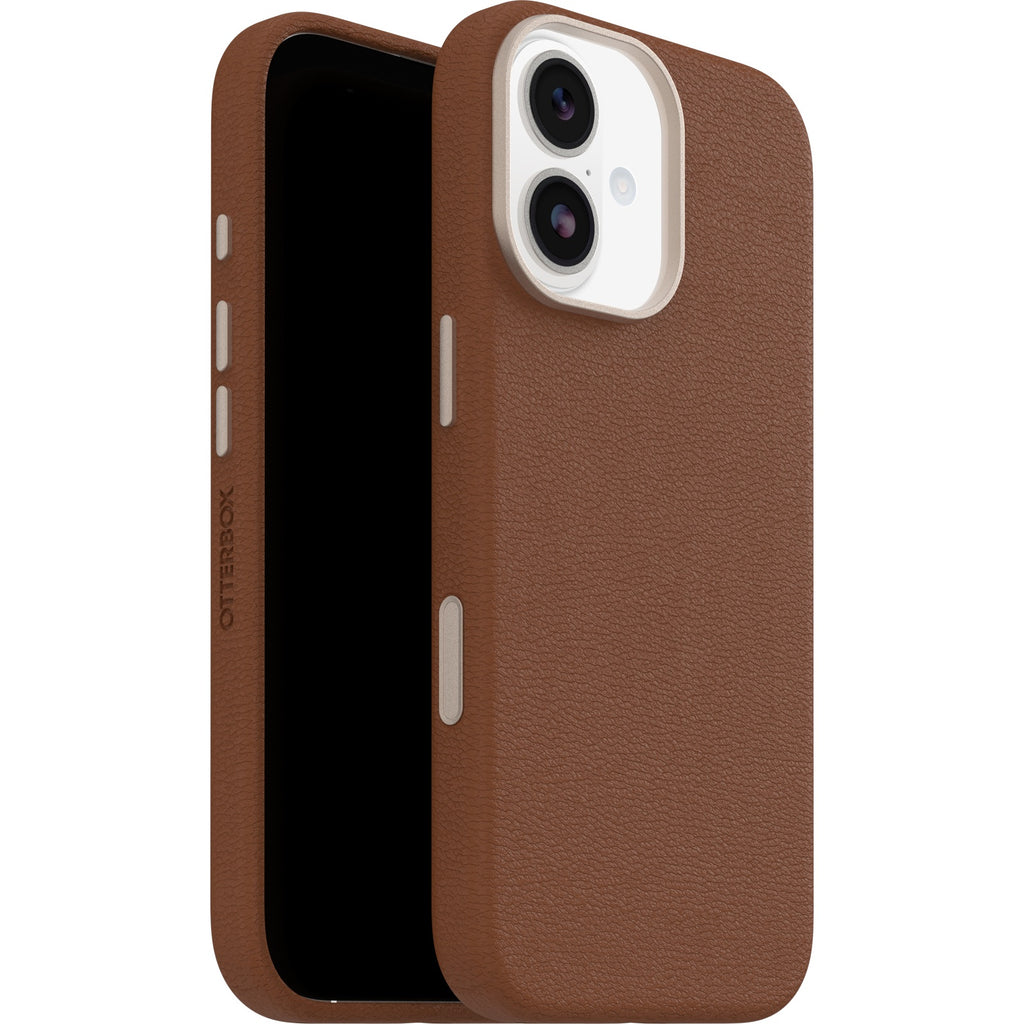 OtterBox Symmetry Cactus Leather MagSafe Apple iPhone 17 (6.3") Case Desert Saddle (Brown) - (77-99017), DROP+ 3X Military Standard, 7 Years Warranty - Image 5