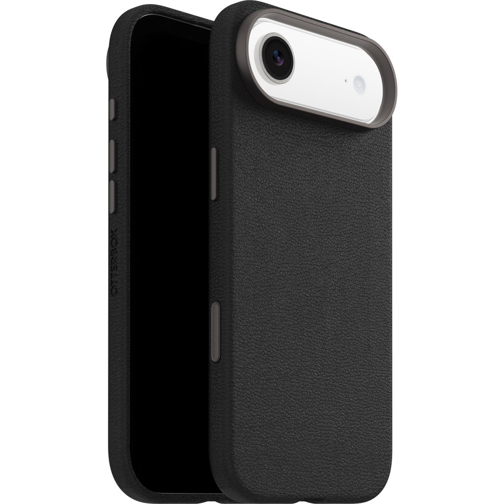 OtterBox Symmetry Cactus Leather MagSafe Apple iPhone Air (6.5") Case Noir Ash (Black) - (77-99029), DROP+ 3X Military Standard, 7 Years Warranty - Image 1