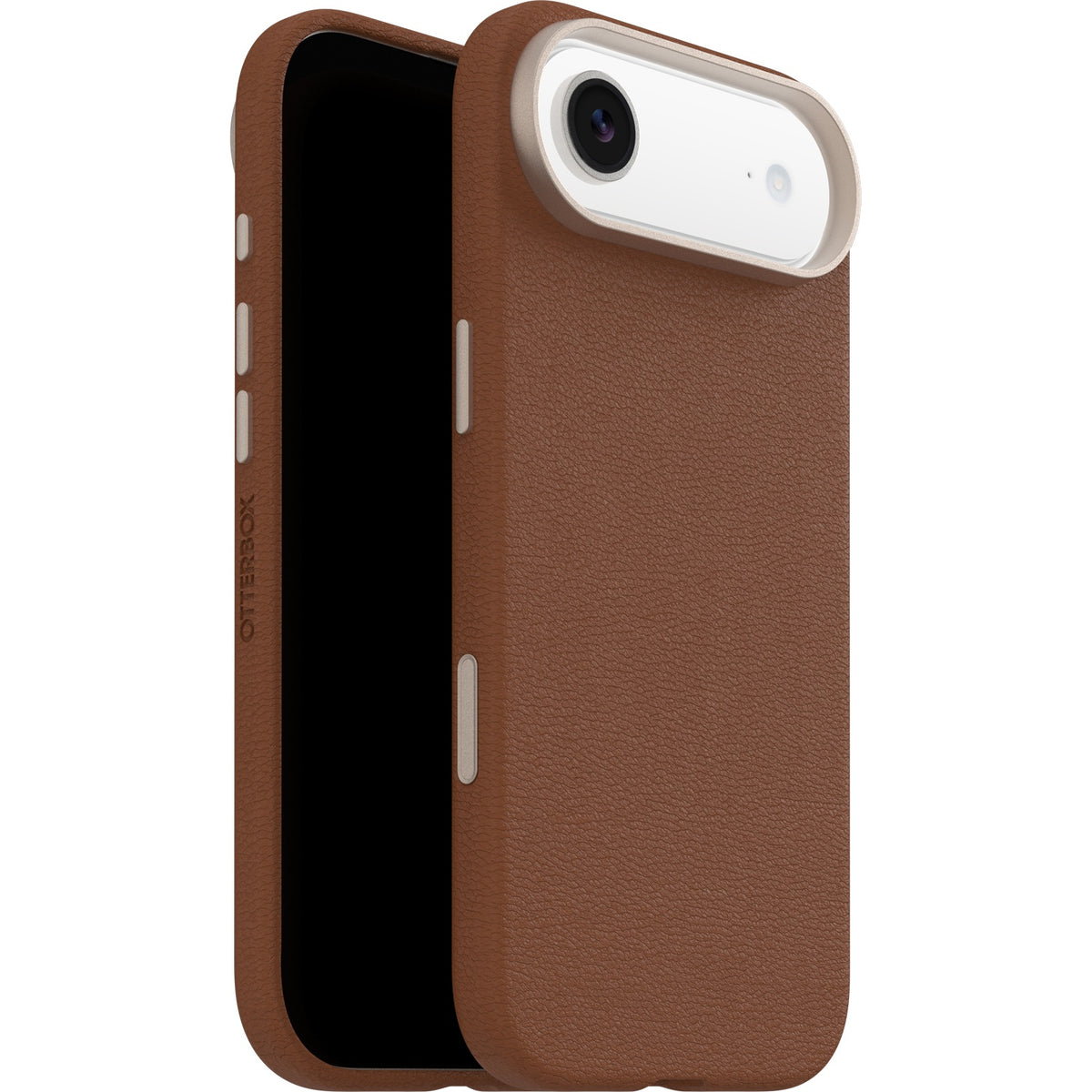 OtterBox Symmetry Cactus Leather MagSafe Apple iPhone Air (6.5") Case Desert Saddle (Brown)- (77-99033),DROP+ 3X Military Standard,7 Years Warranty - Image 1