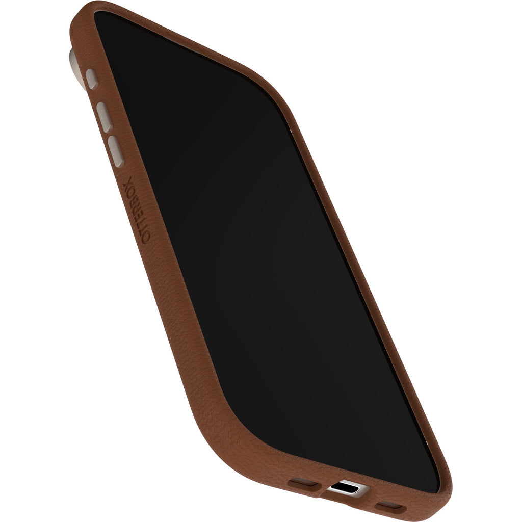 OtterBox Symmetry Cactus Leather MagSafe Apple iPhone Air (6.5") Case Desert Saddle (Brown)- (77-99033),DROP+ 3X Military Standard,7 Years Warranty - Image 4