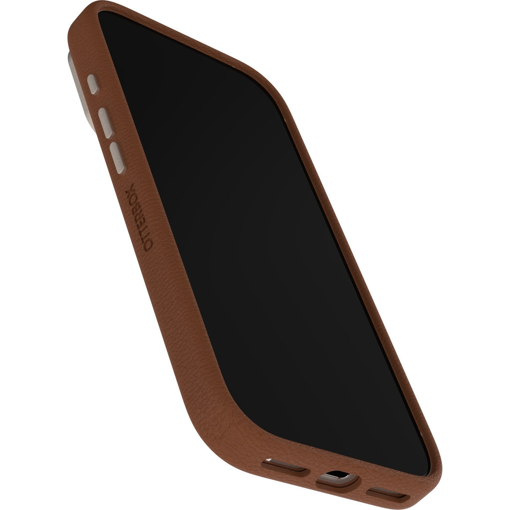 OtterBox Symmetry Cactus Leather MagSafe Apple iPhone 17 Pro (6.3") Desert Saddle (Brown) - (77-99049), DROP+ 3X Military Standard, 7 Years Warranty - Image 4