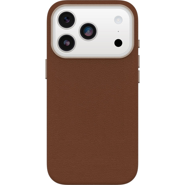 OtterBox Symmetry Cactus Leather MagSafe Apple New iPhone 2026 /  iPhone 17 Pro Max (6.9") Desert Saddle (Brown) - (77-99065),7 Years Warranty