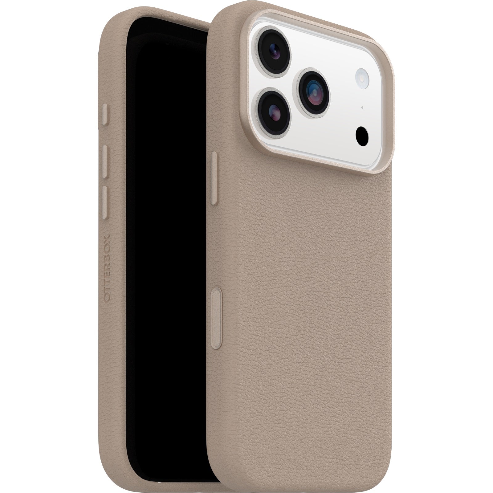 OtterBox Symmetry Cactus Leather MagSafe Apple iPhone 17 Pro Max (6.9") Case Grey Comfort - (77-99073), DROP+ 3X Military Standard, 7 Years Warranty - Image 1