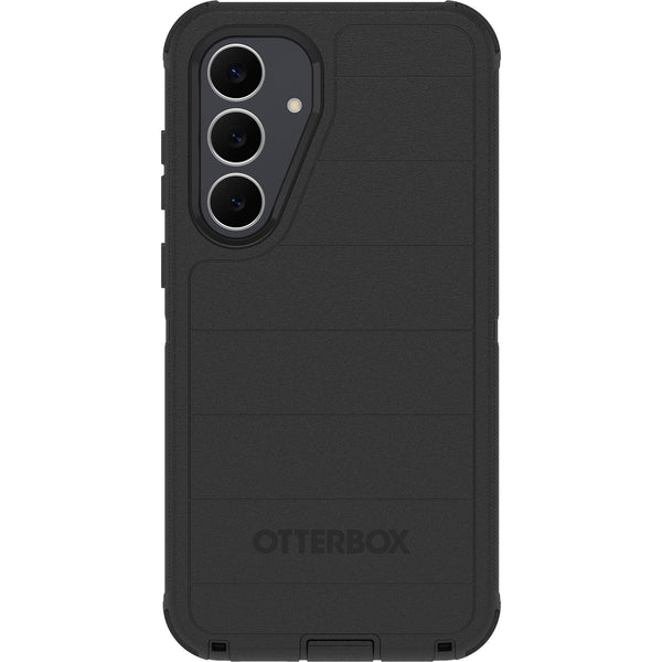 OtterBox Defender Pro Samsung Galaxy S25 FE 5G (6.7") Case Black - (77-99249), DROP+ 7X Military Standard, Raised Edges, 7 Years Warranty