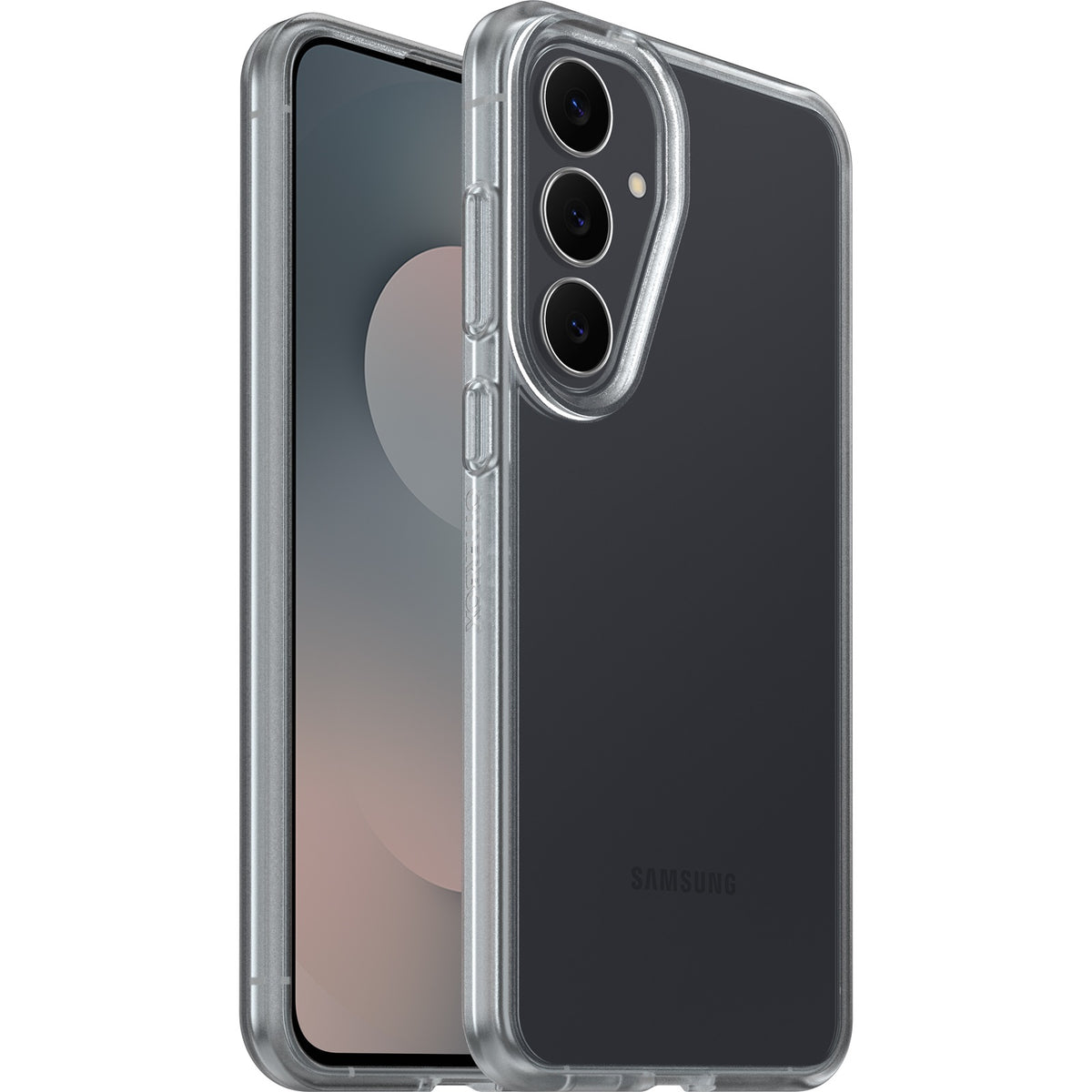 OtterBox React Samsung Galaxy S25 FE 5G (6.7") Case Clear - (77-99273),Antimicrobial,DROP+ Military Standard,Raised Edges,7 Years Warranty - Image 1