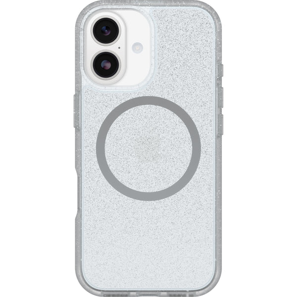 OtterBox React MagSafe Apple iPhone 17 (6.3") Case Stardust (Clear Glitter) - (77-99277),DROP+ Military Standard,Raised Edges,7 Years Warranty