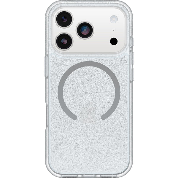 OtterBox React MagSafe Apple New iPhone 2026 / iPhone 17 Pro (6.3") Case Stardust(Clear Glitter) - (77-99281),DROP+ Military Standard,7 Years Warranty