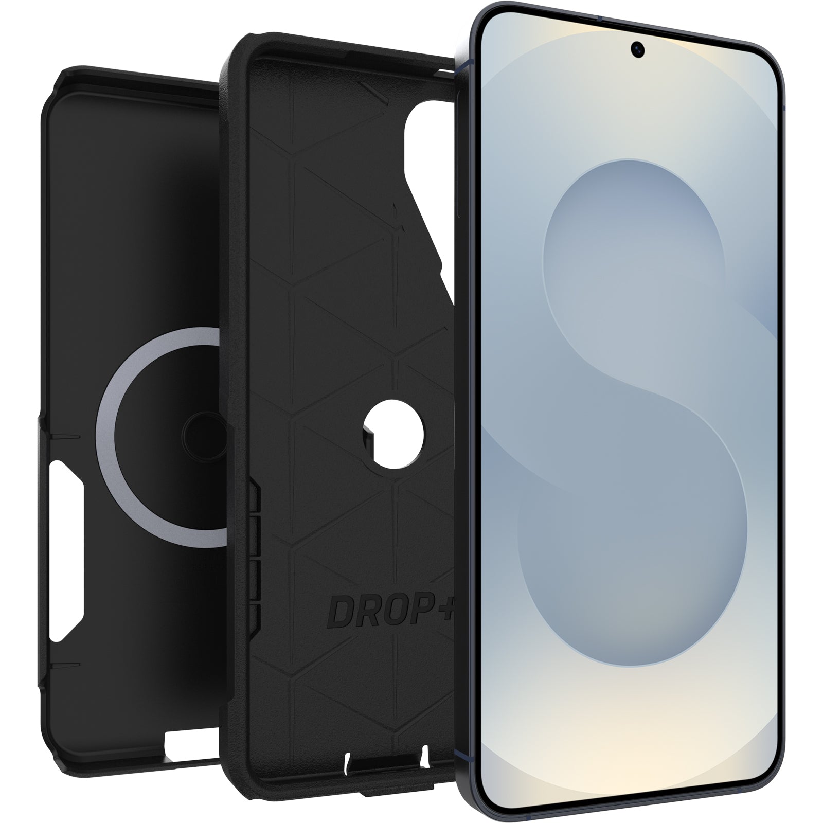 OtterBox Commuter Magnets Samsung Galaxy S26+ 5G (6.7") Case Black - (77-99816), DROP+ 3X Military Standard, Dual-Layer, 7 Years Warranty - Image 2