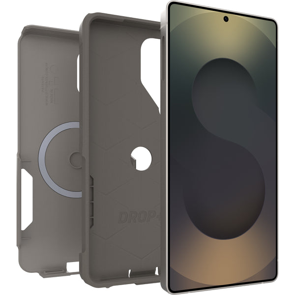 OtterBox Commuter Magnets Samsung Galaxy S26 Ultra 5G (6.9") Case Cottonwood Glen (Light Grey) -(77-99820),DROP+ 3X Military Standard,7 Years Warranty