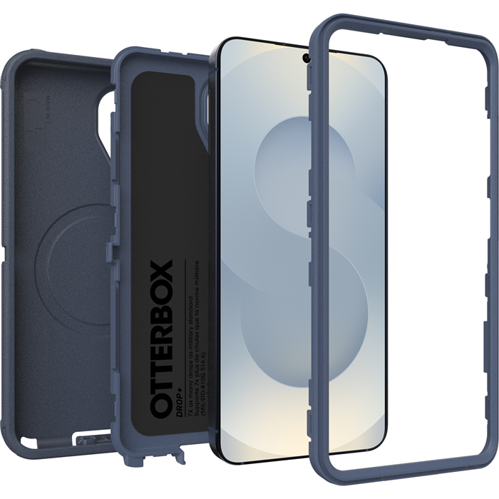 OtterBox Defender Pro Magnets Samsung Galaxy S26 5G (6.3") Riverside - Blue - (77-99863), DROP+ 7X Military Standard, Tri-Layer, 7 Years Warranty - Image 2