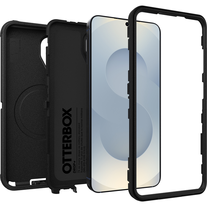 OtterBox Defender Pro Magnets Samsung Galaxy S26 5G (6.3") Case Black - ProPack - (77-99881), DROP+ 7X Military Standard, Tri-Layer, 7 Years Warranty - Image 2