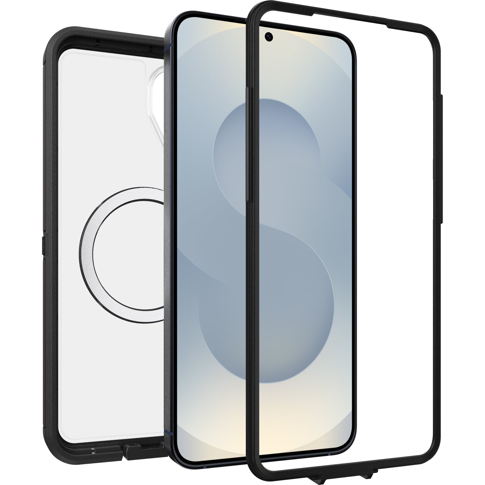 OtterBox Defender Pro XT Clear Samsung Galaxy S26+ 5G (6.7") Case Dark Side (Clear/Black) - (77-99897), DROP+ 7X Military Standard, 7 Years Warranty - Image 2