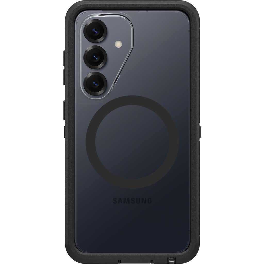 OtterBox Defender Pro XT Clear Samsung Galaxy S26 5G (6.3") Case Dark Side (Clear/Black) - (77-99898), DROP+ 7X Military Standard, 7 Years Warranty - Image 4