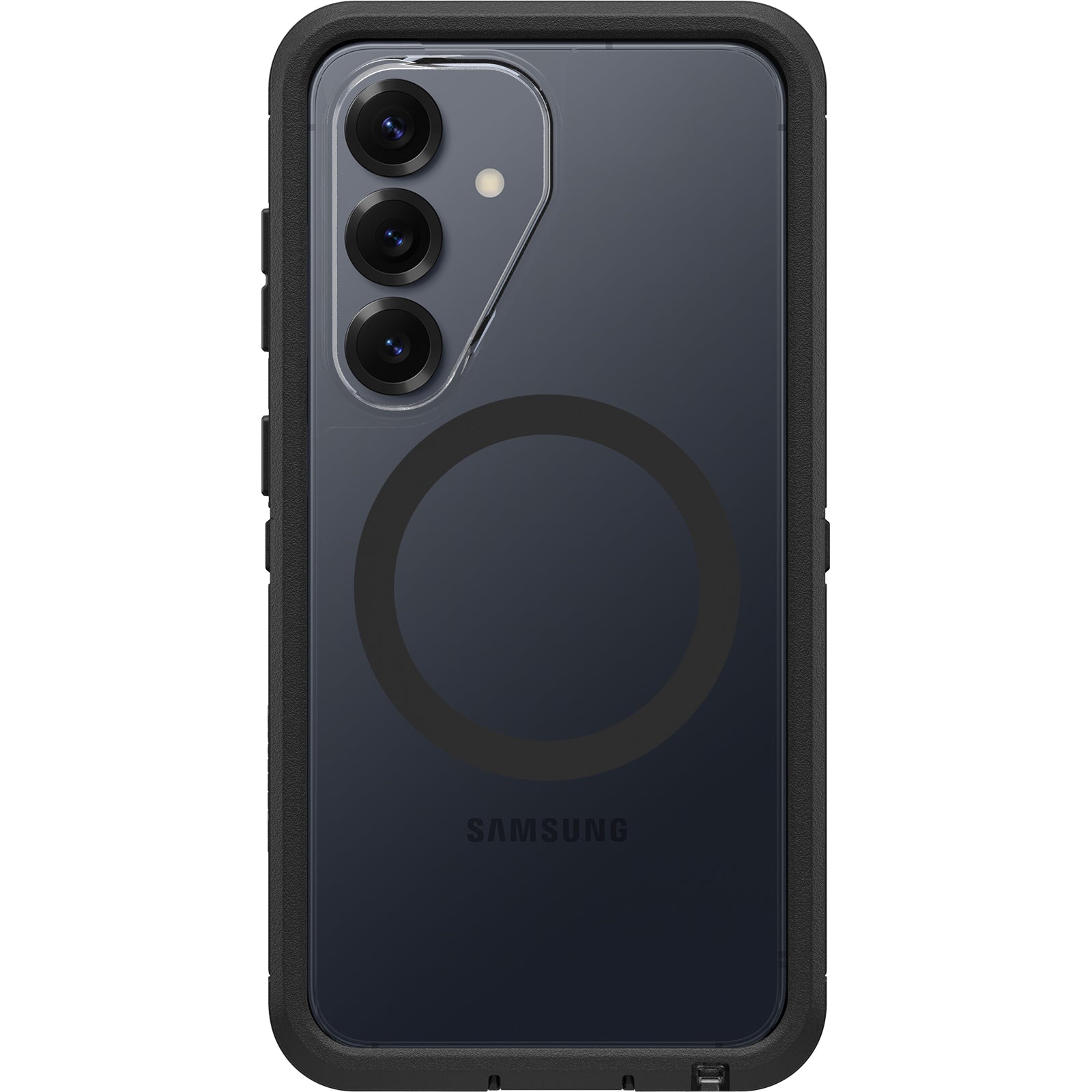 OtterBox Defender Pro XT Clear Samsung Galaxy S26 5G (6.3") Case Dark Side (Clear/Black) - (77-99898), DROP+ 7X Military Standard, 7 Years Warranty - Image 4