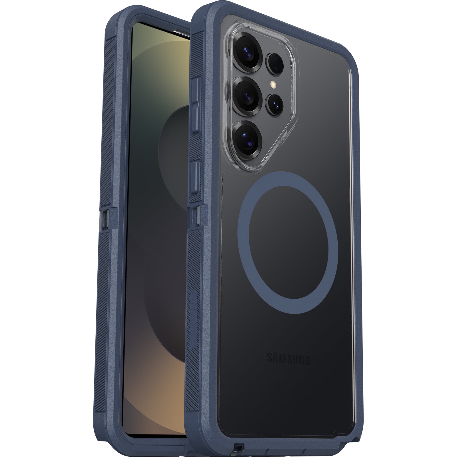 OtterBox Defender Pro XT Clear Samsung Galaxy S26 Ultra 5G (6.9") Case Mountain Storm (Clear/Blue) - (77-99899), Raised Edges, 7 Years Warranty - Image 5