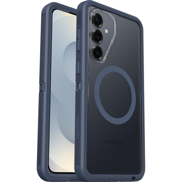 OtterBox Defender Pro XT Clear Samsung Galaxy S26+ 5G(6.7") Case Mountain Storm (Clear/Blue) - (77-99900), DROP+ 7X Military Standard,7 Years Warranty