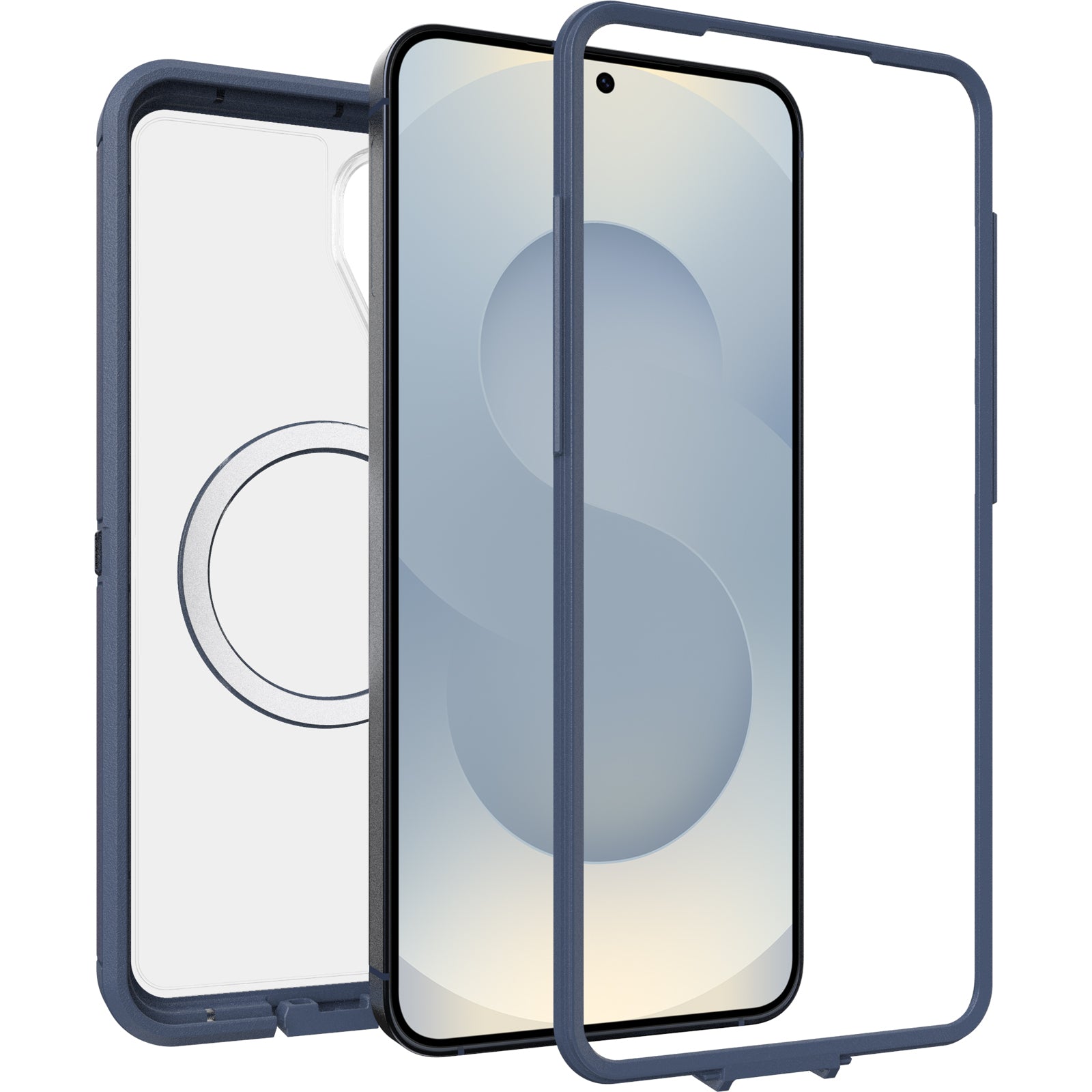 OtterBox Defender Pro XT Clear Samsung Galaxy S26+ 5G(6.7") Case Mountain Storm (Clear/Blue) - (77-99900), DROP+ 7X Military Standard,7 Years Warranty - Image 2