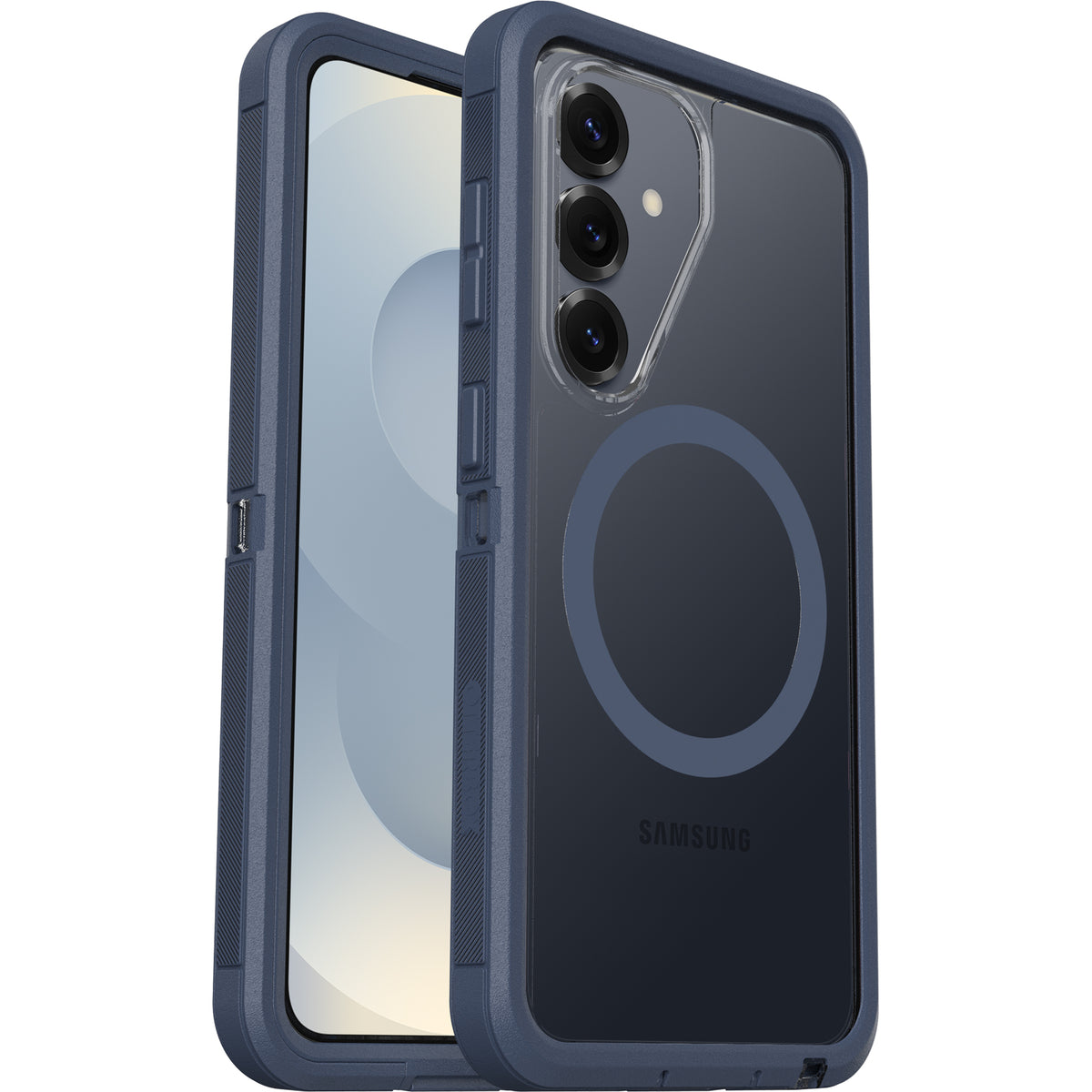 OtterBox Defender Pro XT Clear Samsung Galaxy S26 5G (6.3") Case Mountain Storm (Clear/Blue) - (77-99901), DROP+ 7X Military Standard,7 Years Warranty - Image 1