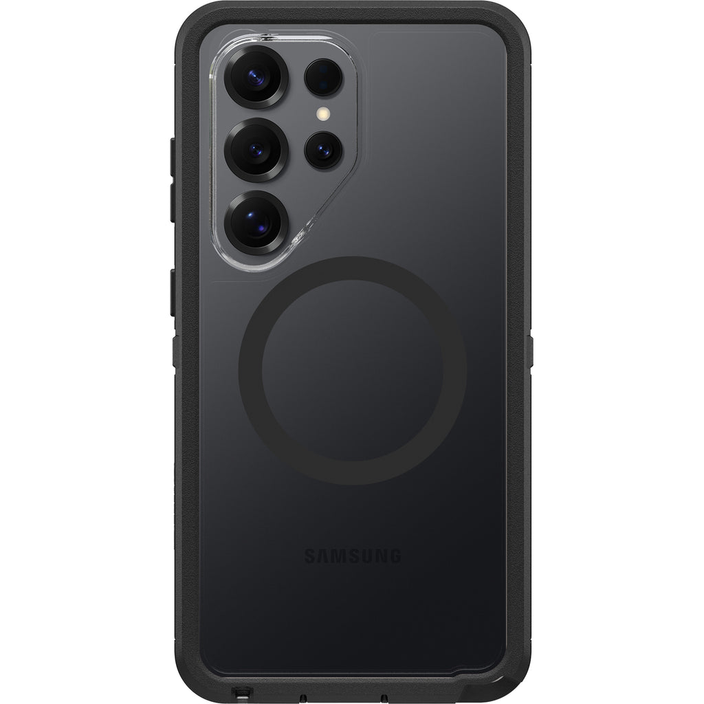 OtterBox Defender Pro XT Clear Samsung Galaxy S26 Ultra 5G (6.9") Case Dark Side (Clear/Black) - No Retail Packaging - (77-99911), 7 Years Warranty - Image 4