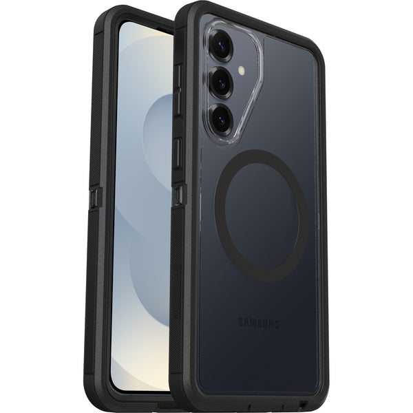OtterBox Defender Pro XT Clear Samsung Galaxy S26+ 5G (6.7") Case Dark Side - (Clear/Black) - No Retail Packaging - (77-99912), 7 Years Warranty