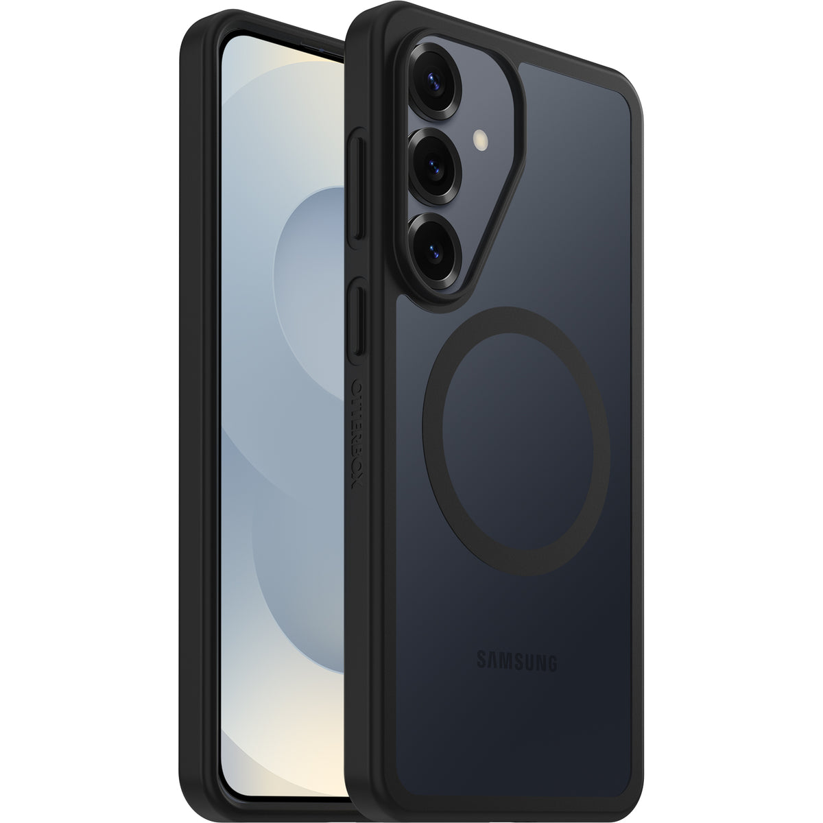 OtterBox React Magnets Samsung Galaxy S26+ 5G (6.7") Case Black Crystal (Clear/Black) - (77-99936),DROP+ Military Standard, 7 Years Warranty - Image 5