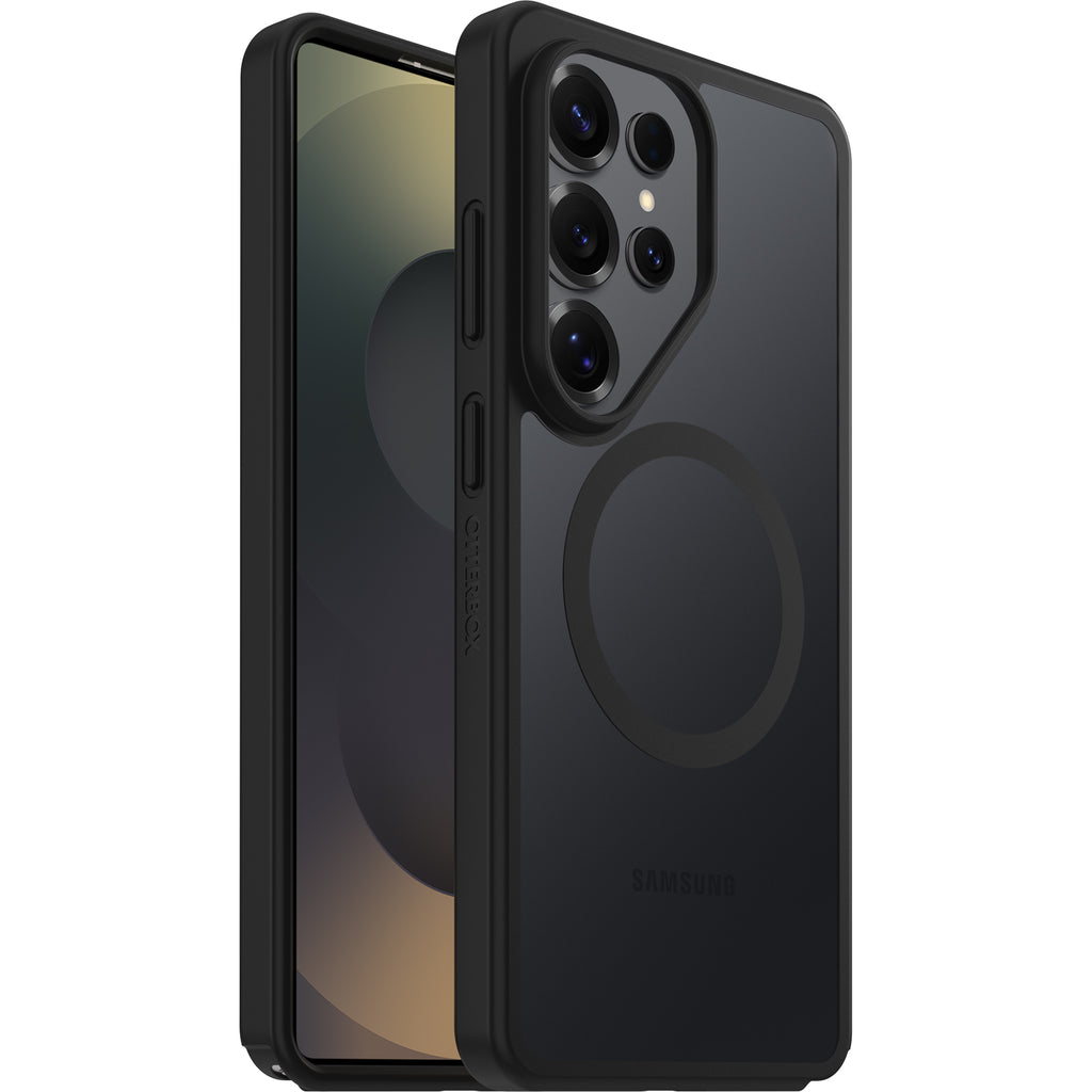 OtterBox React Magnets Samsung Galaxy S26 Ultra 5G (6.9") Case Black Crystal (Clear/Black) - (77-99937),DROP+ Military Standard, 7 Years Warranty - Image 1