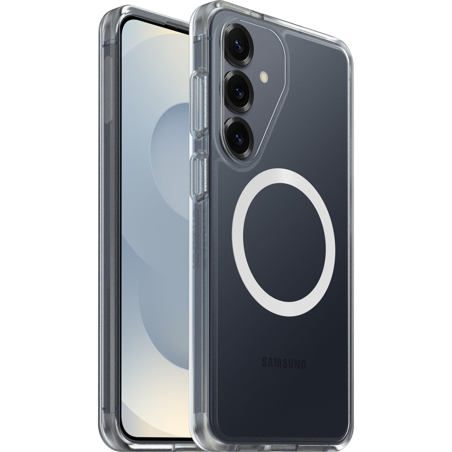OtterBox React Magnets Samsung Galaxy S26+ 5G (6.7") Case Clear - (77-99942),DROP+ Military Standard,Raised Edges,7 Years Warranty
