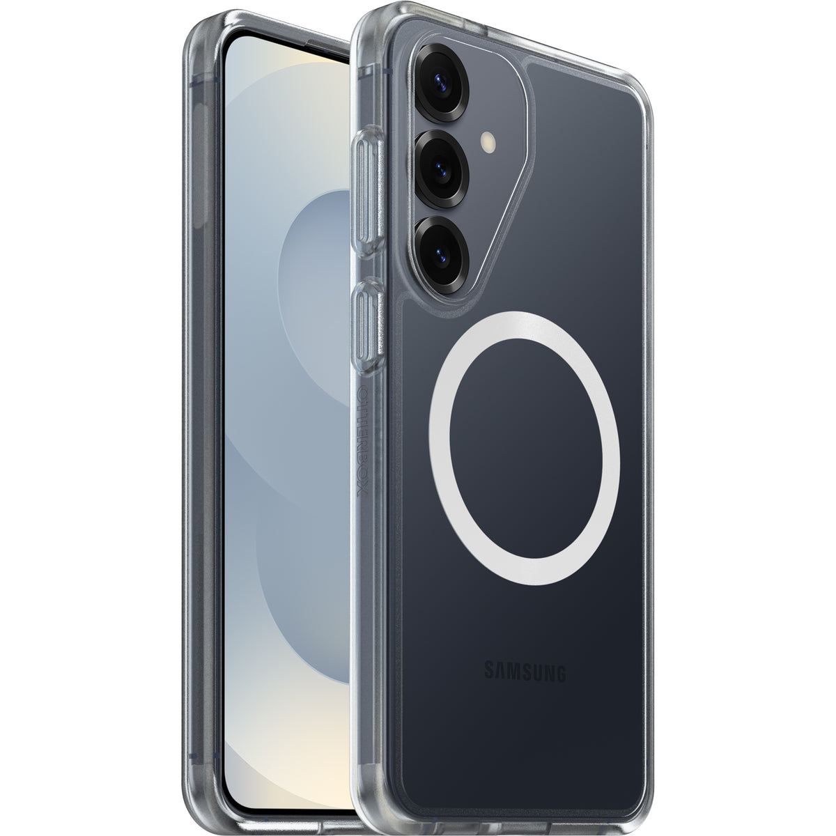 OtterBox React Magnets Samsung Galaxy S26+ 5G (6.7") Case Clear - (77-99942),DROP+ Military Standard,Raised Edges,7 Years Warranty - Image 1
