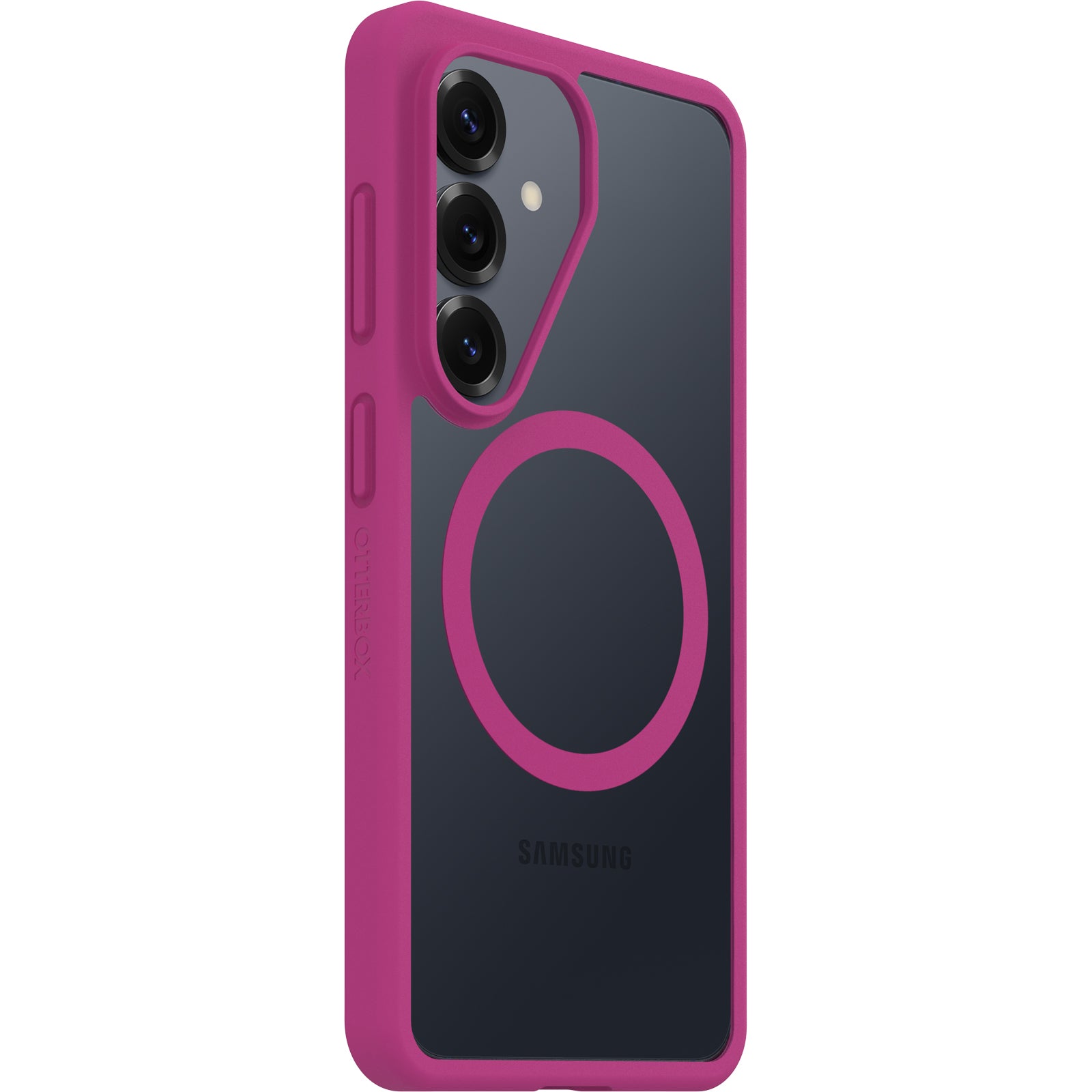 OtterBox React Magnets Samsung Galaxy S26 5G (6.3") Case Rose Crystal (Clear/Pink) - (77-99944),DROP+ Military Standard,Raised Edges,7 Years Warranty - Image 2