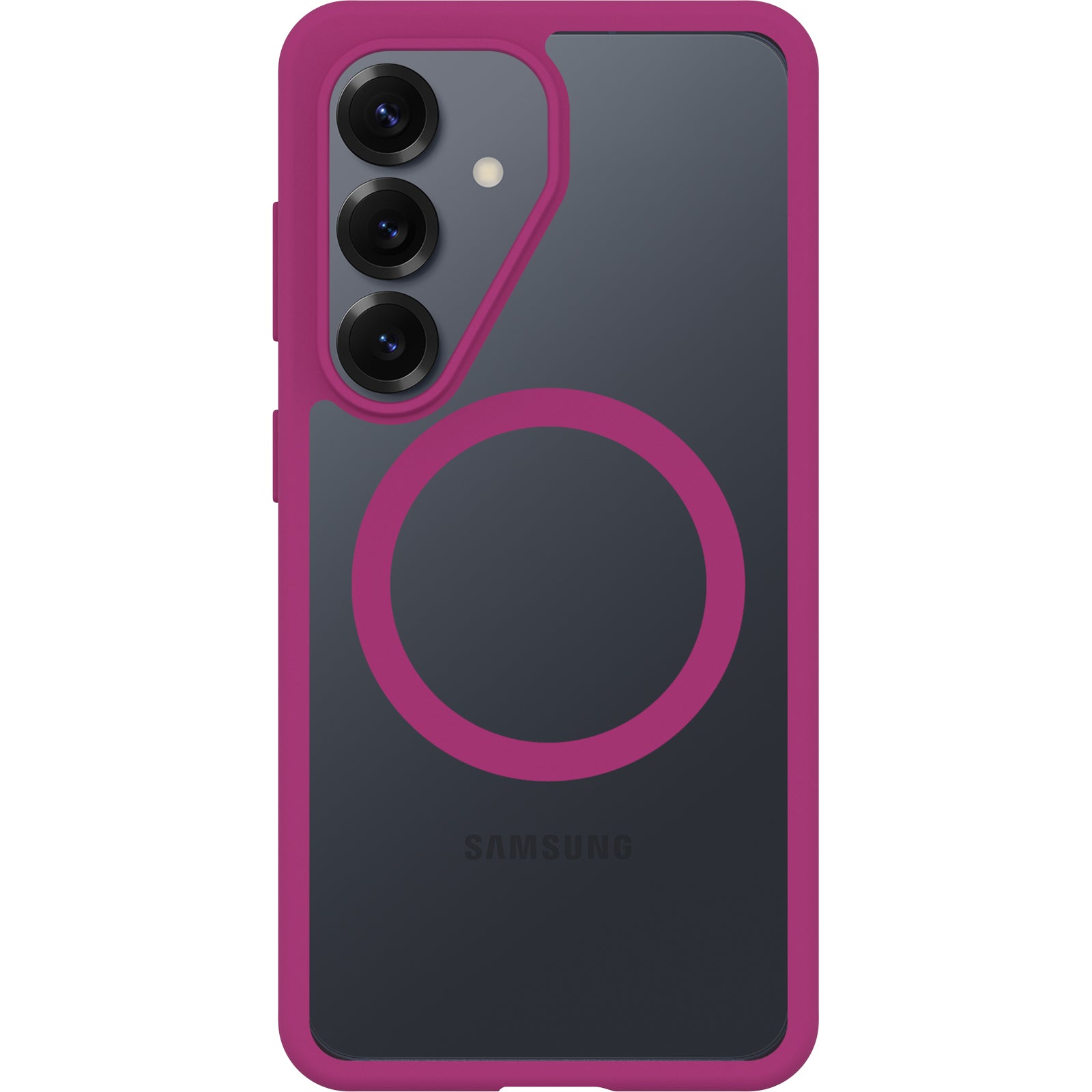 OtterBox React Magnets Samsung Galaxy S26 5G (6.3") Case Rose Crystal (Clear/Pink) - (77-99944),DROP+ Military Standard,Raised Edges,7 Years Warranty - Image 4