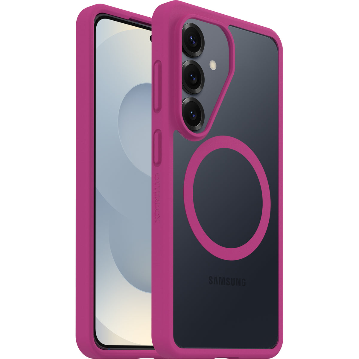 OtterBox React Magnets Samsung Galaxy S26 5G (6.3") Case Rose Crystal (Clear/Pink) - (77-99944),DROP+ Military Standard,Raised Edges,7 Years Warranty - Image 5