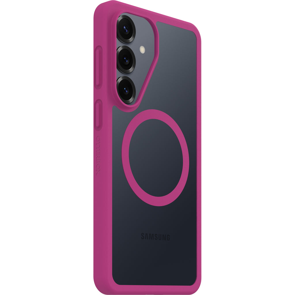 OtterBox React Magnets Samsung Galaxy S26+ 5G (6.7") Case Rose Crystal (Clear/Pink) - (77-99945),DROP+ Military Standard,Raised Edges,7 Years Warranty - Image 2