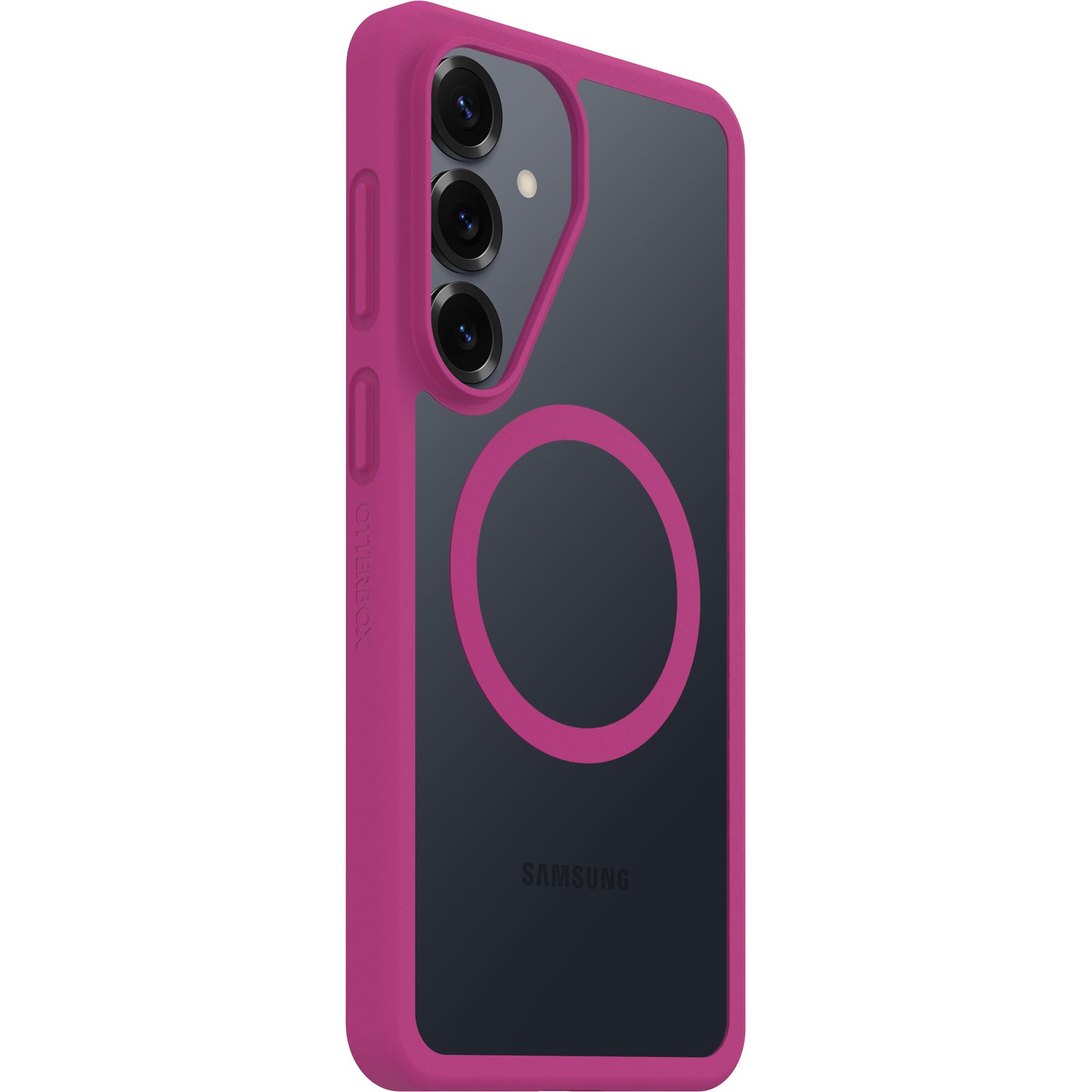 OtterBox React Magnets Samsung Galaxy S26+ 5G (6.7") Case Rose Crystal (Clear/Pink) - (77-99945),DROP+ Military Standard,Raised Edges,7 Years Warranty - Image 2
