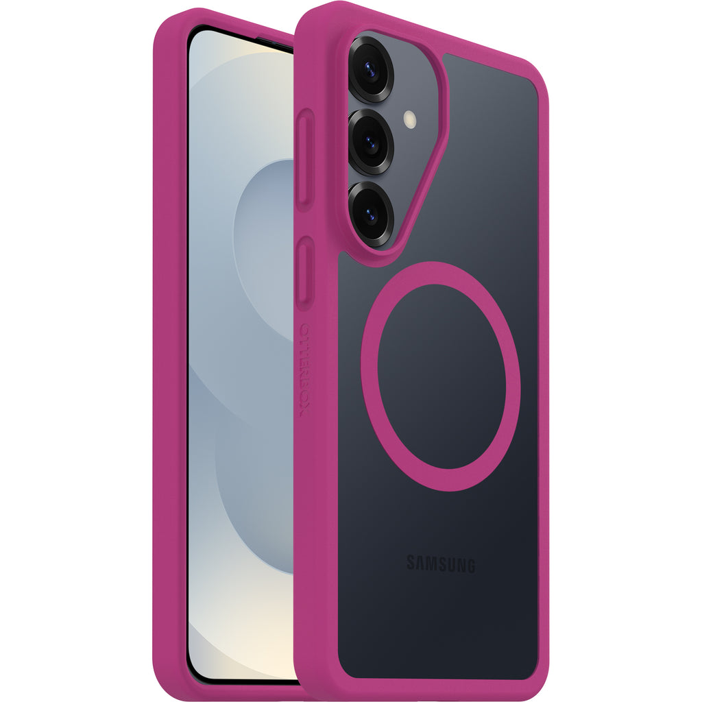OtterBox React Magnets Samsung Galaxy S26+ 5G (6.7") Case Rose Crystal (Clear/Pink) - (77-99945),DROP+ Military Standard,Raised Edges,7 Years Warranty - Image 1