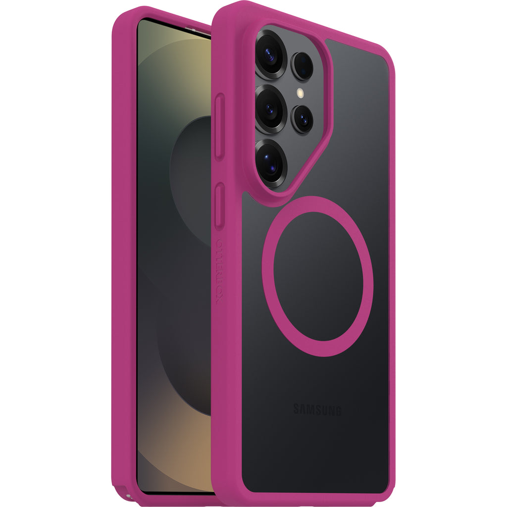 OtterBox React Magnets Samsung Galaxy S26 Ultra 5G (6.9") Case Rose Crystal (Clear/Pink) - (77-99946),DROP+ Military Standard, 7 Years Warranty - Image 5