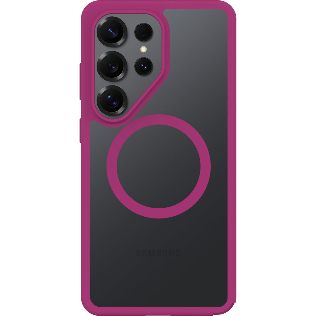 OtterBox React Magnets Samsung Galaxy S26 Ultra 5G (6.9") Case Rose Crystal (Clear/Pink) - (77-99946),DROP+ Military Standard, 7 Years Warranty - Image 4