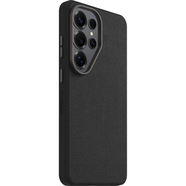OtterBox Symmetry Cactus Leather Samsung Galaxy S26 Ultra 5G (6.9") Case Noir Ash Black - (77-99958), DROP+ 3X Military Standard, 7 Years Warranty