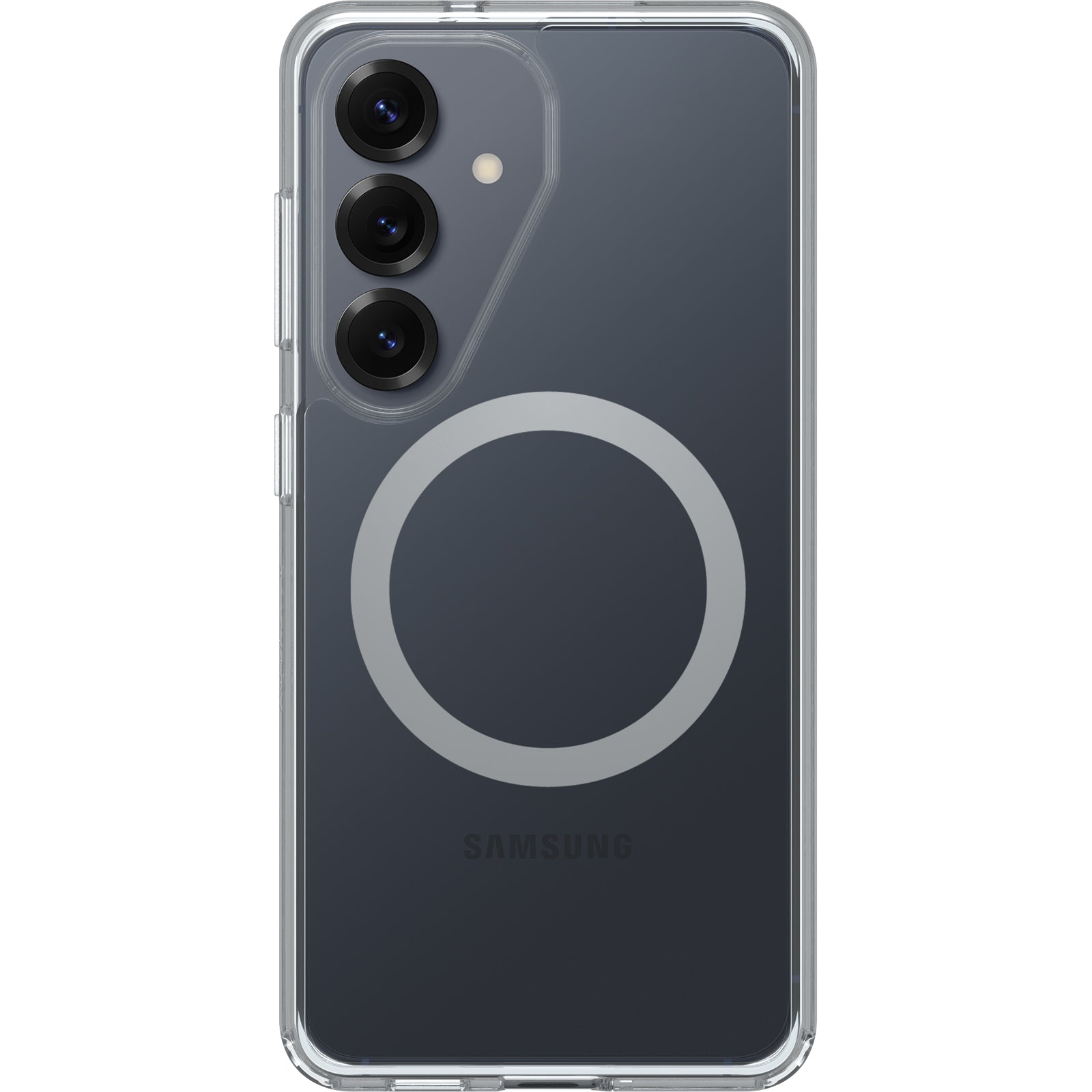 OtterBox Symmetry Clear Magnets Samsung Galaxy S26 5G (6.3") Case Clear - (77-99970), DROP+ 3X Military Standard, Raised Edges, 7 Years Warranty - Image 4