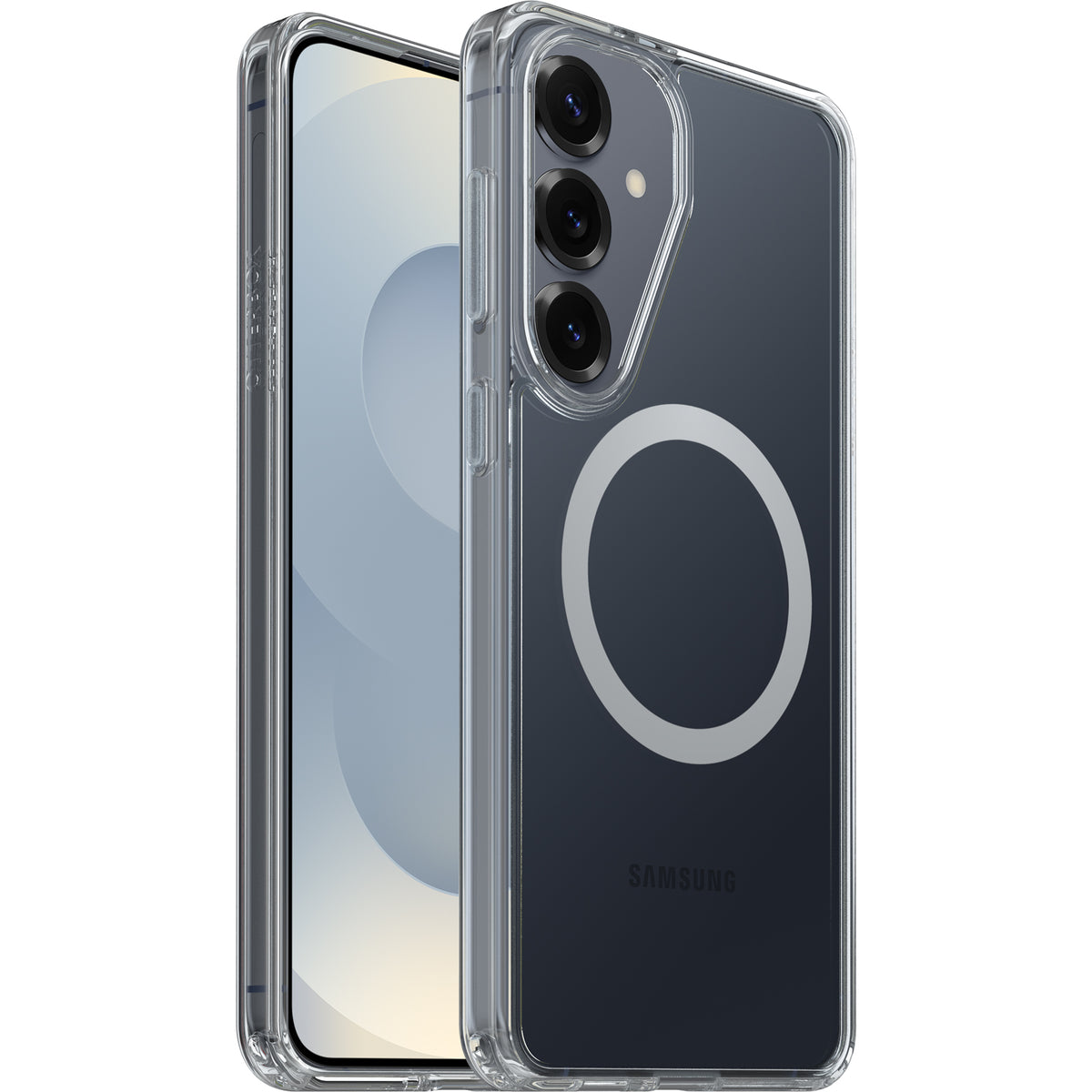 OtterBox Symmetry Clear Magnets Samsung Galaxy S26+ 5G (6.7") Case Clear - (77-99971), DROP+ 3X Military Standard, Raised Edges, 7 Years Warranty - Image 1