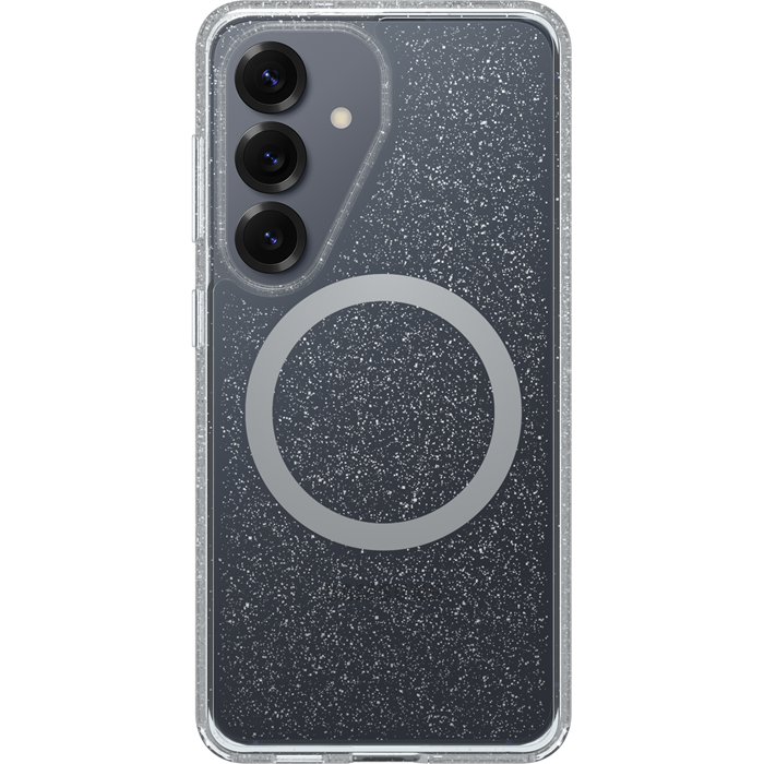 OtterBox Symmetry Clear Magnets Samsung Galaxy S26 5G (6.3") Case Stardust Clear - (77-99979), DROP+ 3X Military Standard, 7 Years Warranty - Image 4