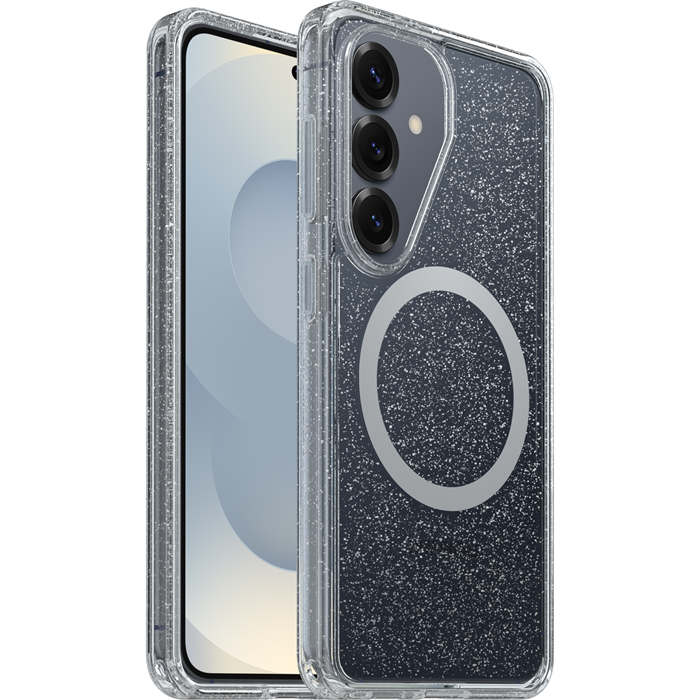 OtterBox Symmetry Clear Magnets Samsung Galaxy S26 5G (6.3") Case Stardust Clear - (77-99979), DROP+ 3X Military Standard, 7 Years Warranty - Image 1