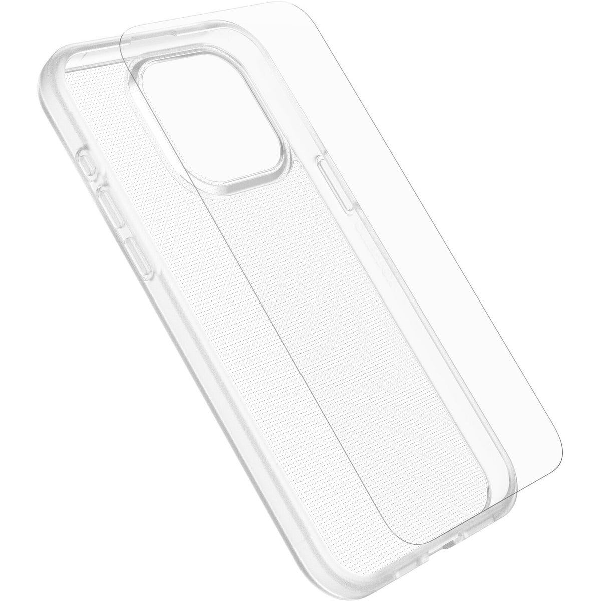 OtterBox React Case with Screen Protector Apple iPhone 15 Plus (6.7") Clear -(78-81236),DROP+ Military Standard Case ,2X Anti-Scratch,7 Years Warranty - Image 1