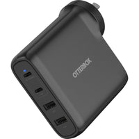 OtterBox 100W Four Port USB-C (Type I) PD Fast GaN Wall Charger - Black (78-81355), Dual USB-C (100W+18W), Dual USB-A (12W), 2 Years Warranty - Image 4